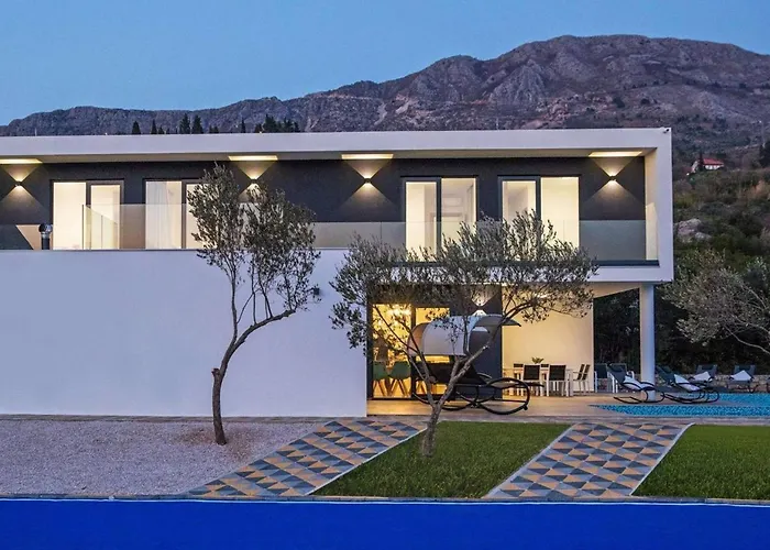 Luxury Quet Land With Pool - Dubrovnik Villa Mlini